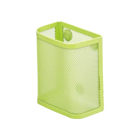 LIHIT A-7390-6 磁鐵收納袋筆架 黃綠