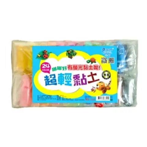 CL-89 嘟嘟好超輕黏土24色 附小工具