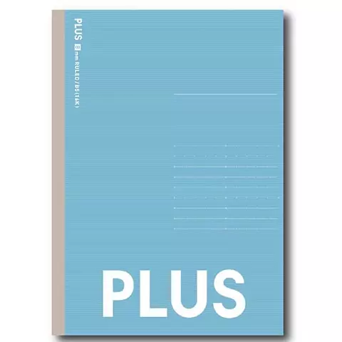 PLUS普樂士 B5筆記本 淡藍
