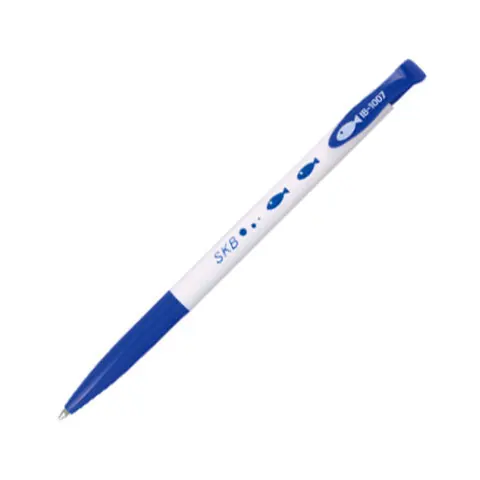 SKB文明 IB-1007 自動中油筆0.7mm 藍