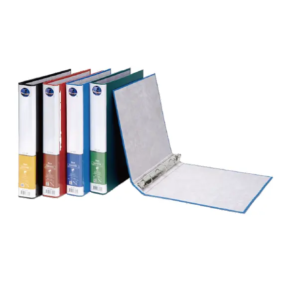 F315 PVC有耳三孔圓形夾 紅