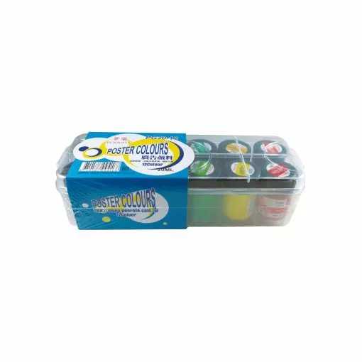 即期品-筆樂 PG20-12 12色廣告顏料(20cc) 盒 