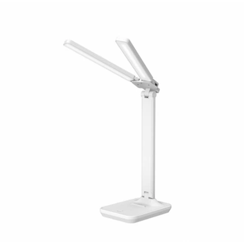 【KINYO】雙燈頭折疊LED檯燈 PLED-4180