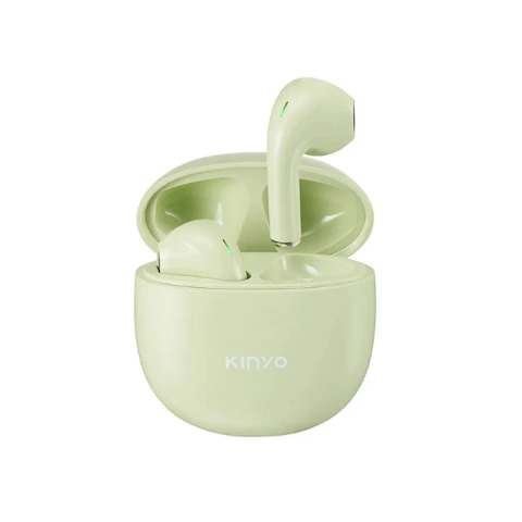 【KINYO】Mini半入耳真無線藍牙綠 BTE-3901G