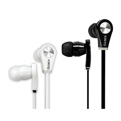 【KINYO】時尚造型耳機 黑 KYEMP-50BK