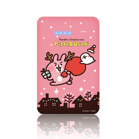aibo鈞嵐 【卡娜赫拉的小動物】歡樂Xmas Plus 極致輕薄行動電源 麋兔送禮(4800mAh)