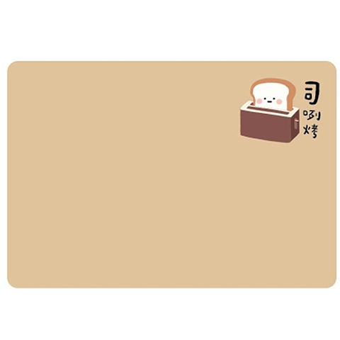 青青 CPB-118A 小呸角 鼠八拉系大滑鼠墊-吐司君