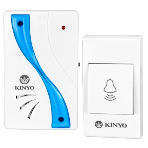 【KINYO】交流式遠距離無線門鈴 KYDBA-375