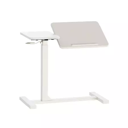 SHUTER樹德 PLD-4812氣壓升降邊桌 右.潔淨白(高度69-102公分)(需自行安裝)