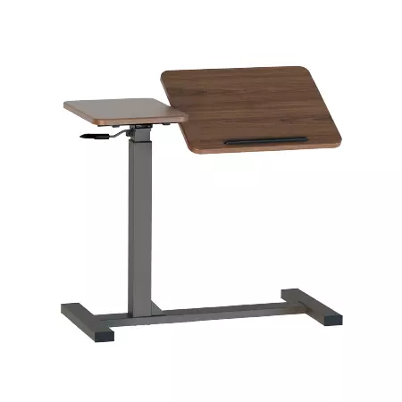 SHUTER樹德 PLD-4812氣壓升降邊桌 右.松露棕(高度69-102公分)(需自行安裝)