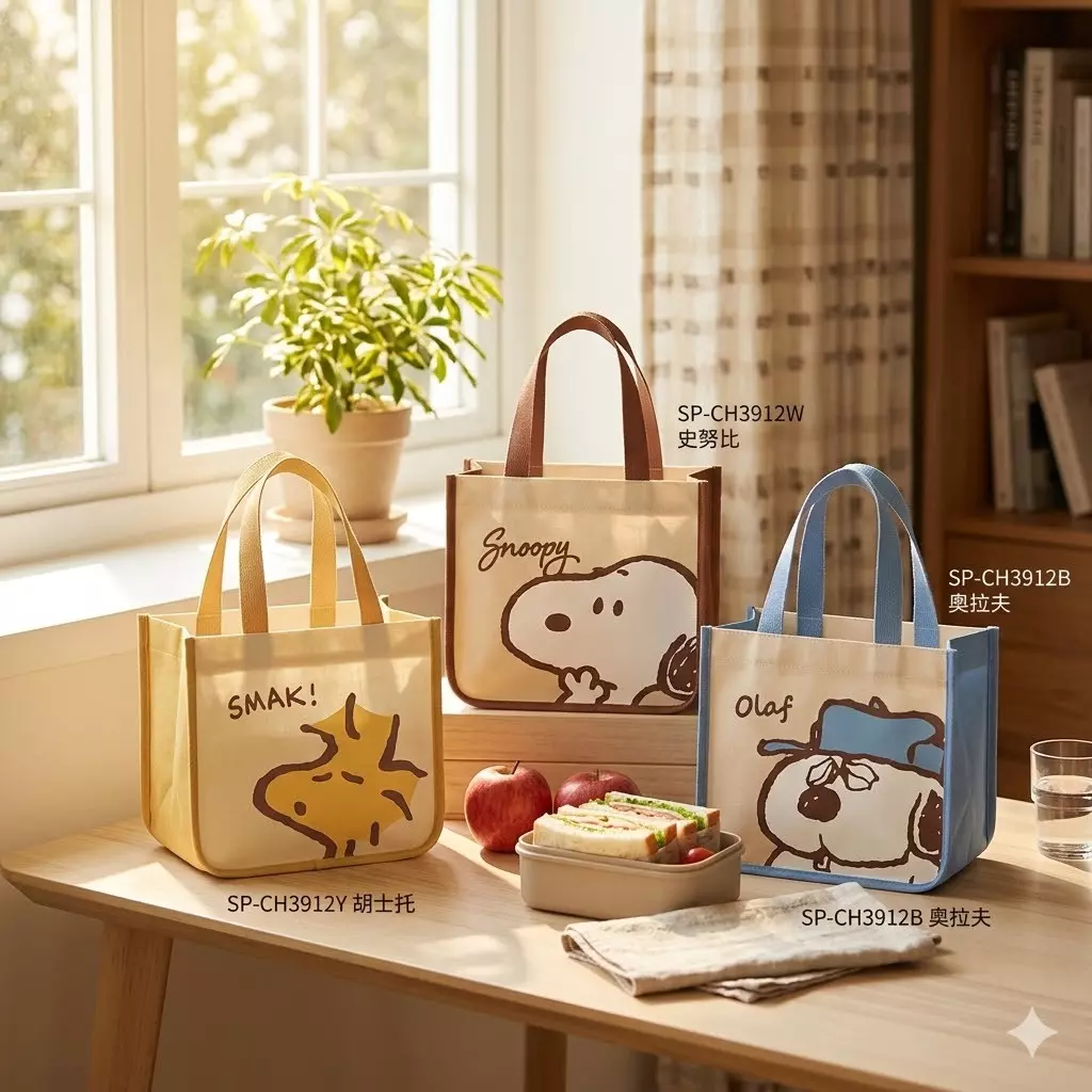 禮贈品071 SNOOPY 史努比-餅乾輕巧手提保溫袋(有興趣請來電詢問)